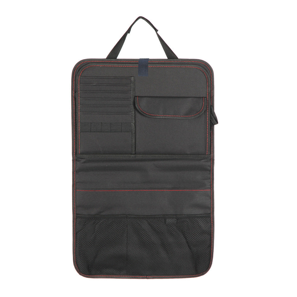 Car Seat Back Organizer – Foldable Tray and Travel Storage Bag