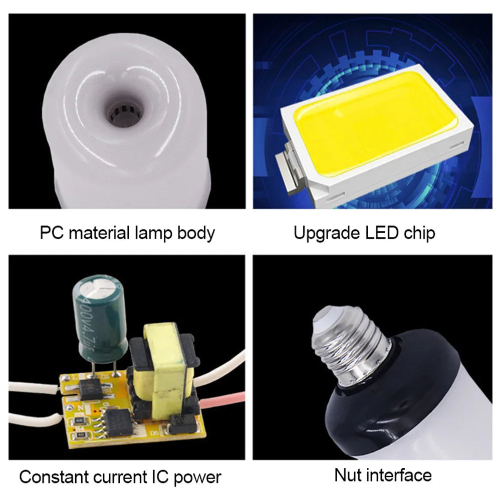 B22/E27 LED Flame Light Bulb – 4 Modes Fire Effect