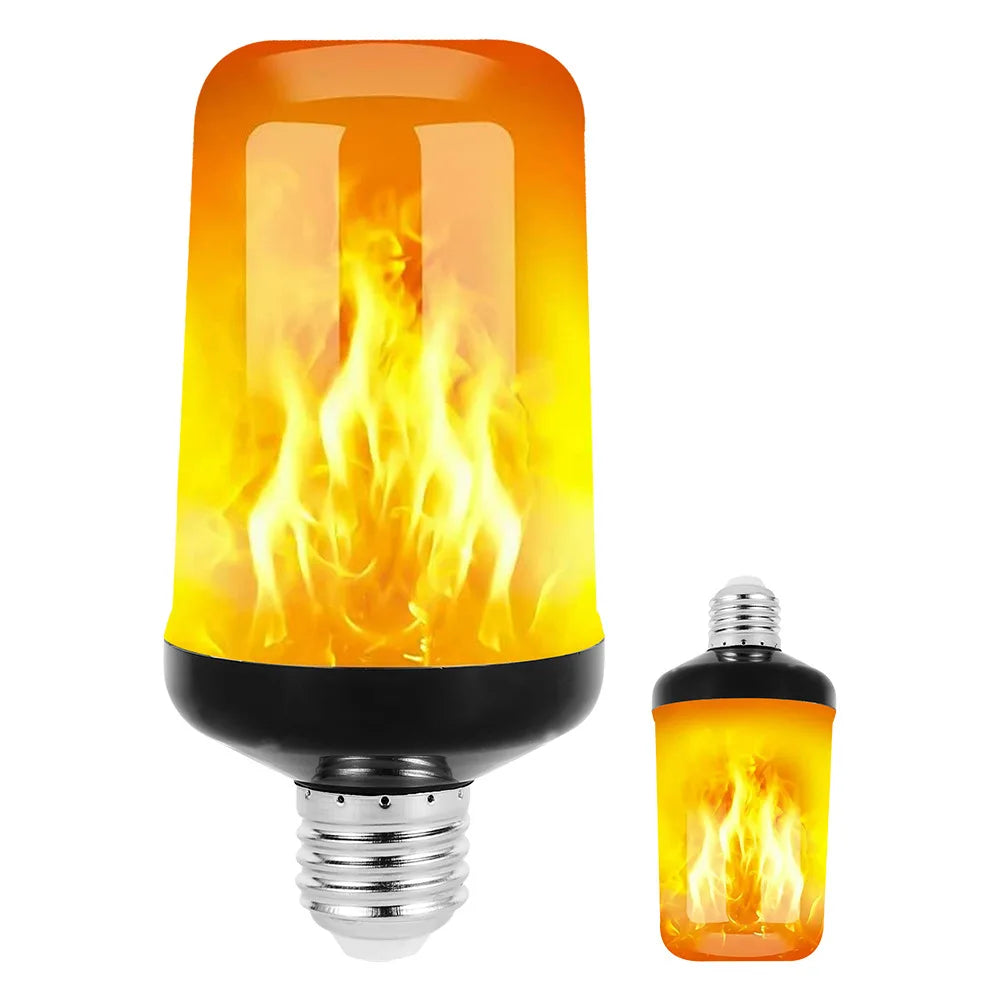 B22/E27 LED Flame Light Bulb – 4 Modes Fire Effect
