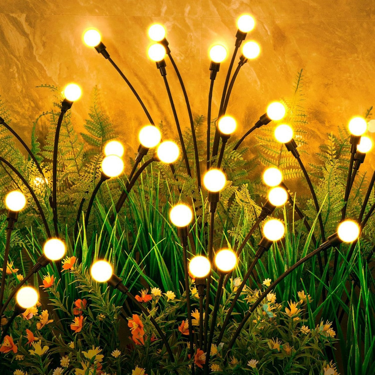 Upgraded Solar Firefly Garden Lights