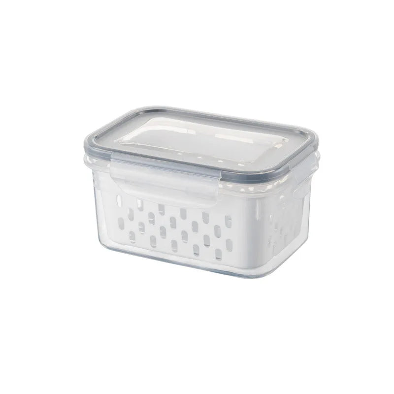Fruit Storage Containers – Airtight, Dishwasher Safe with Removable Colander