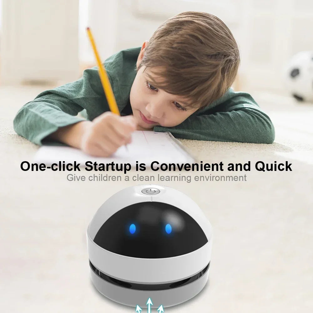 Mini Desk Dust Vacuum – USB Charging Sweeper