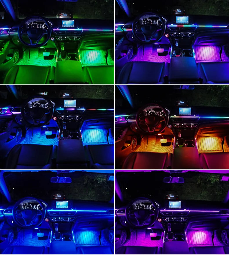 18-in-1 Dual Zone Car Ambient Light Kit