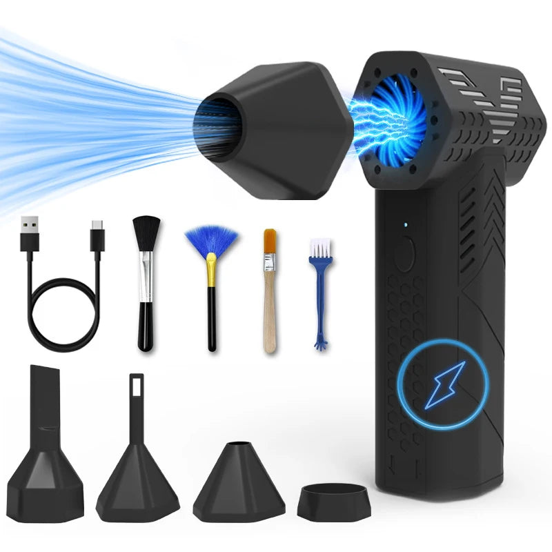 Electric Air Duster - Rechargeable Mini Turbo Blower