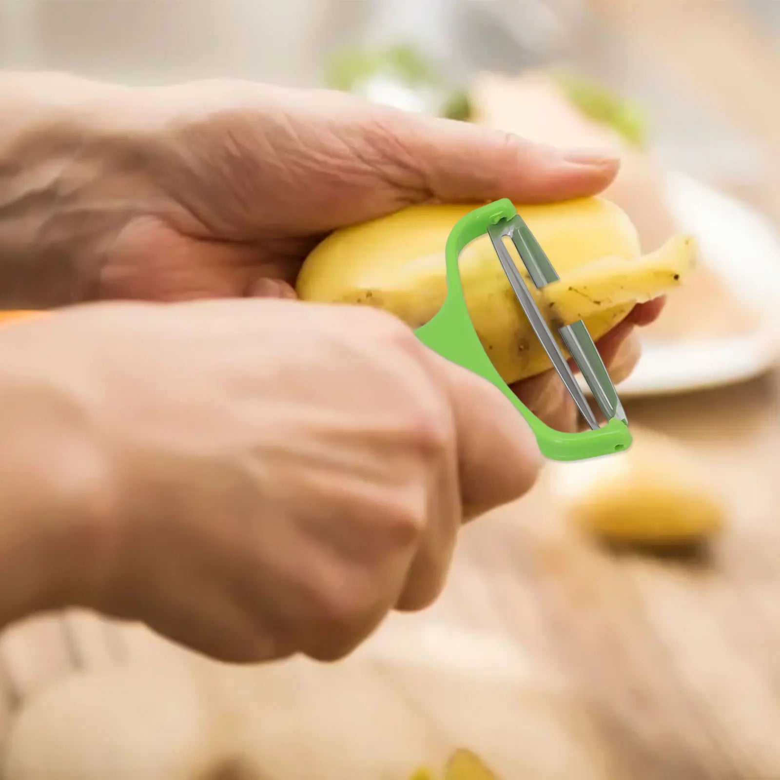 Stainless Steel Peeler & Grater – Vegetable & Fruit Slicer