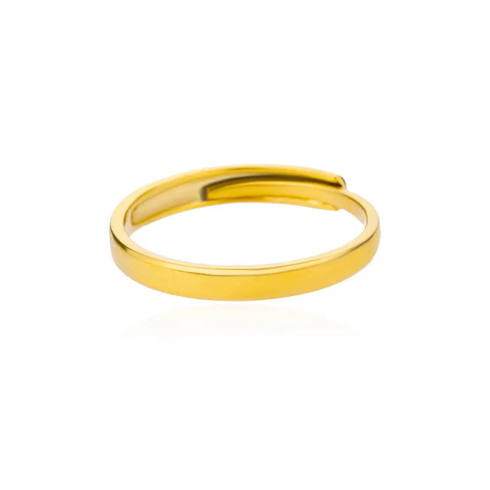 Luxury 316L Stainless Steel Gold Color Ring