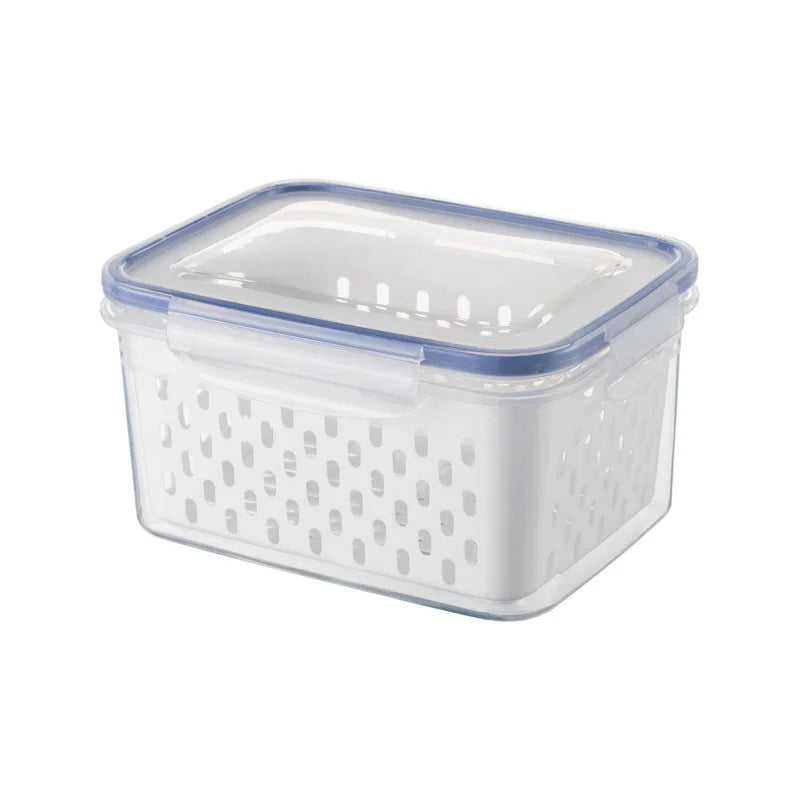 Fruit Storage Containers – Airtight, Dishwasher Safe with Removable Colander