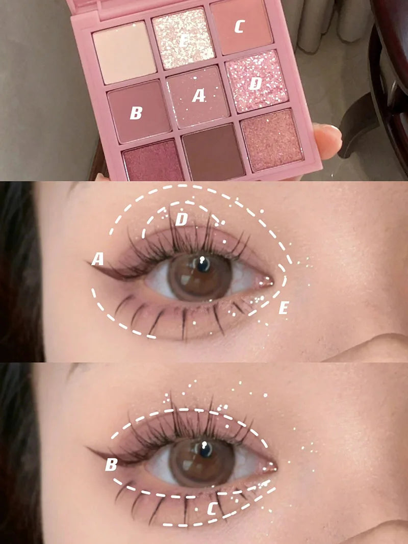 Oh Rosy Eyeshadow Palette – 9-Color