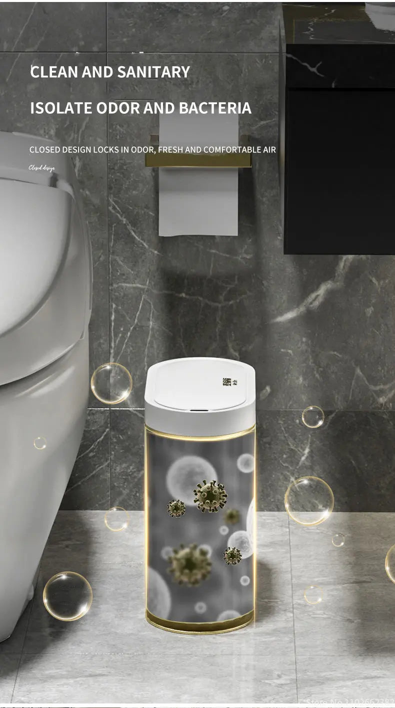 5L/7L/9L Smart Sensor Trash Can – Automatic Garbage Bin for Kitchen & Bathroom