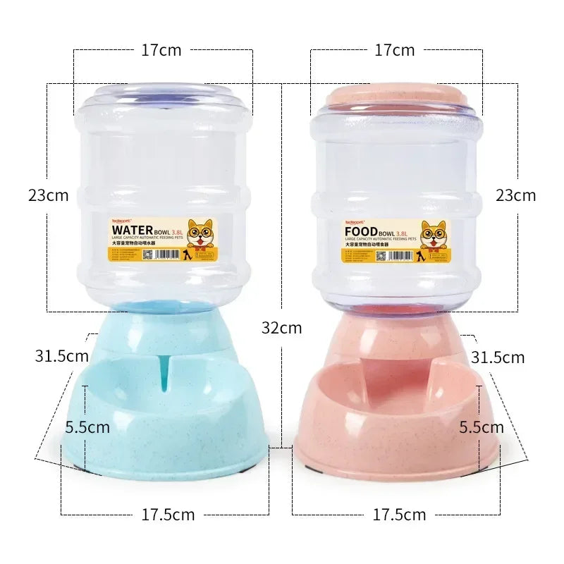 Automatic Pet Feeder and Water Dispenser