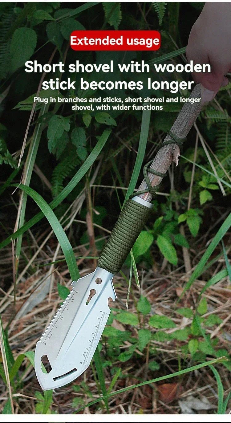 Portable Camping Shovel – Multifunctional Survival & Garden Tool