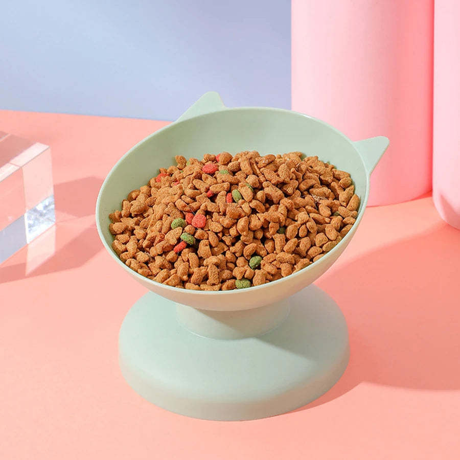 High-Footed Slanted Pet Bowl β Feeding & Drinking Bowl