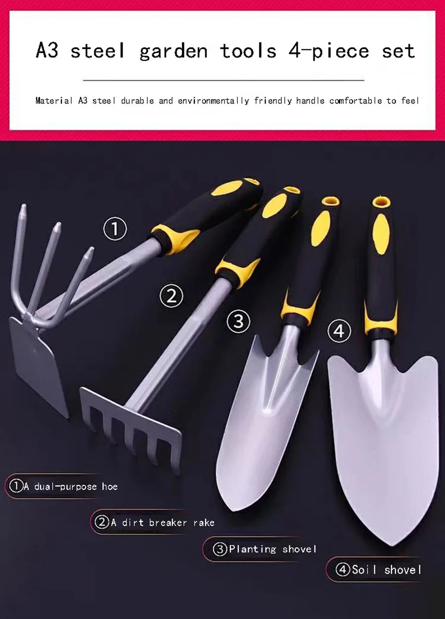 4-Piece Garden Tool Set