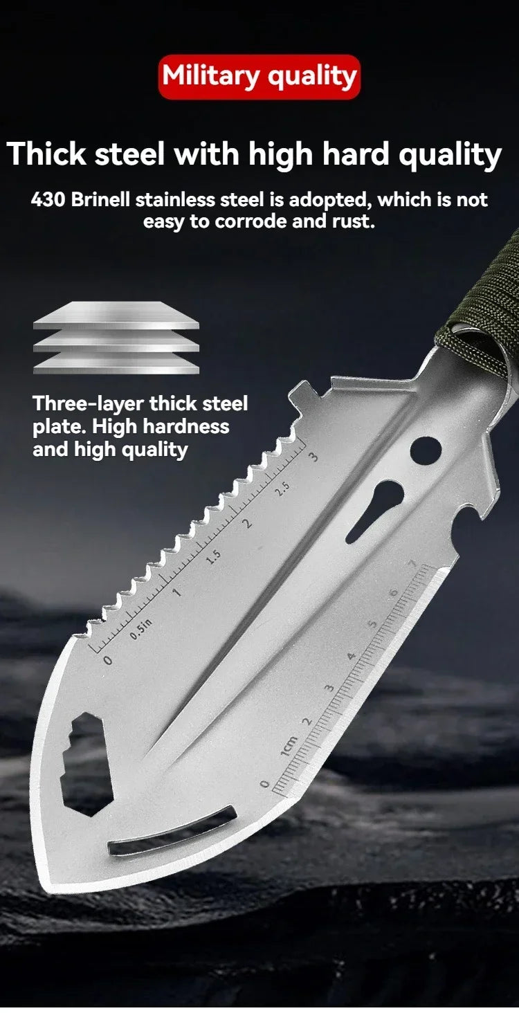 Portable Camping Shovel – Multifunctional Survival & Garden Tool