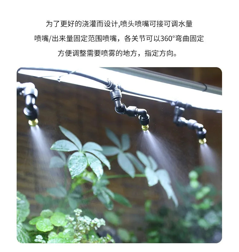 WiFi-Controlled Rainforest Sprayer – Automatic Mist System