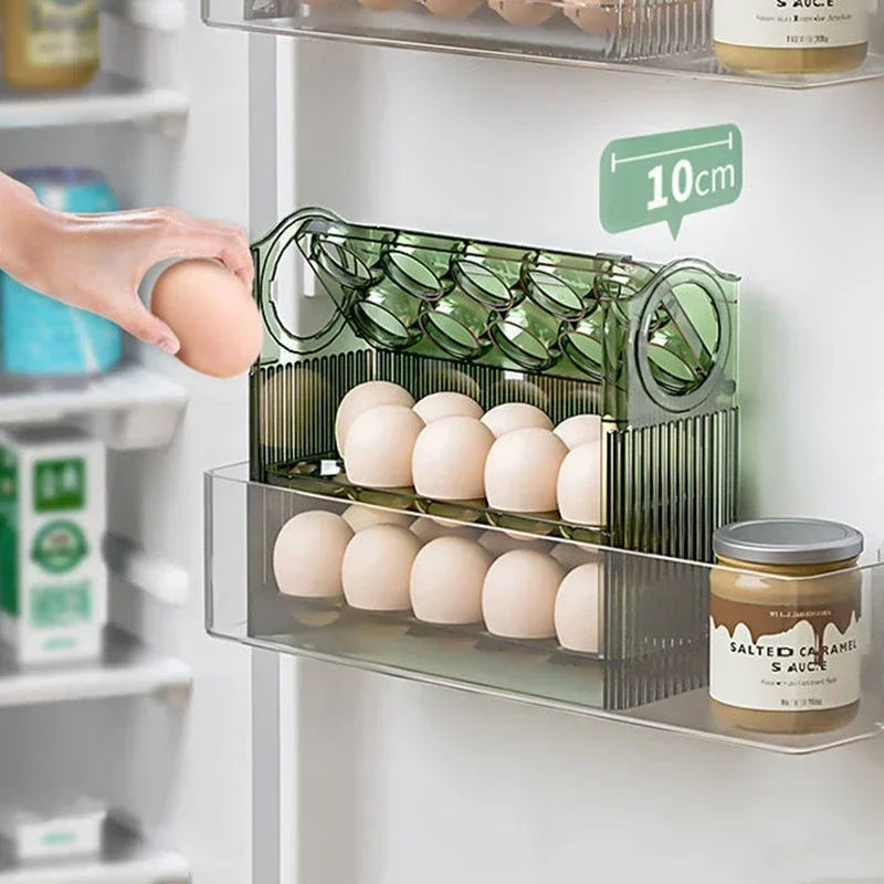 Egg Storage Box β Refrigerator Organizer Tray