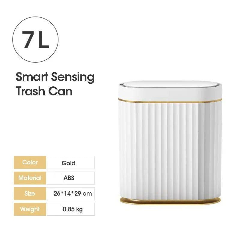 5L/7L/9L Smart Sensor Trash Can – Automatic Garbage Bin for Kitchen & Bathroom