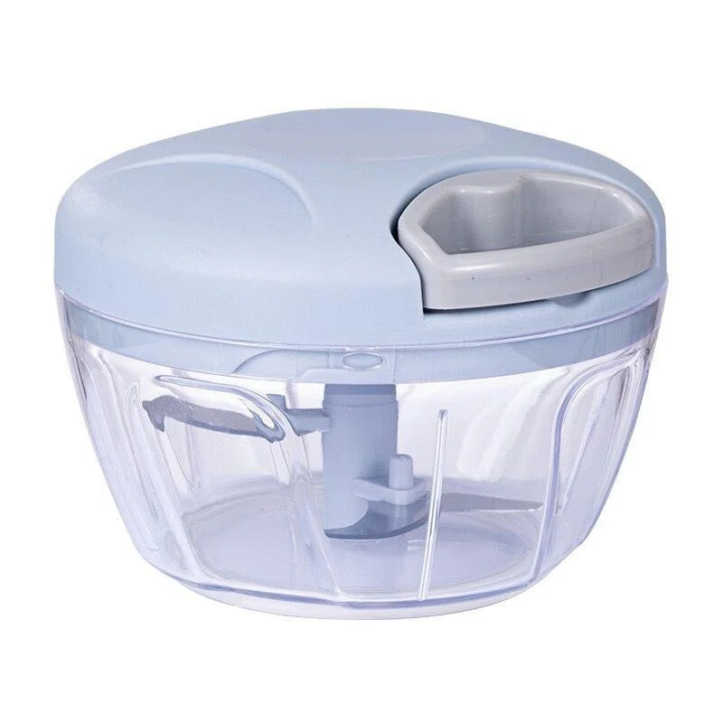 Manual Meat & Garlic Chopper – 500/900ML Hand Press Vegetable Cutter