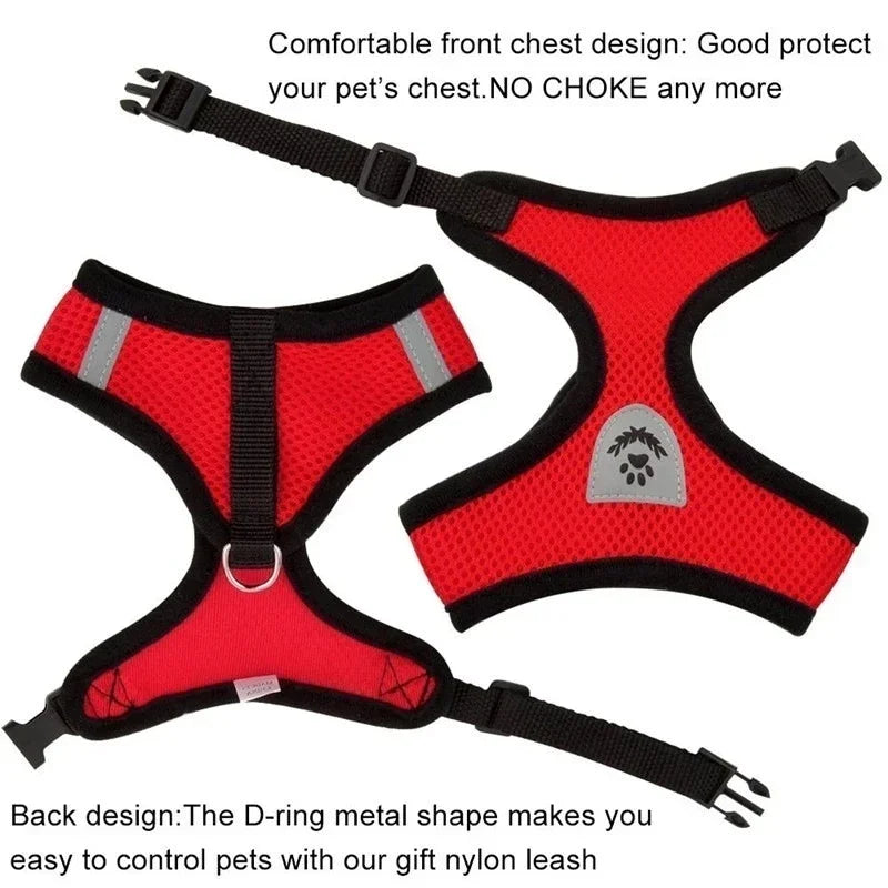 Adjustable Mesh Pet Harness