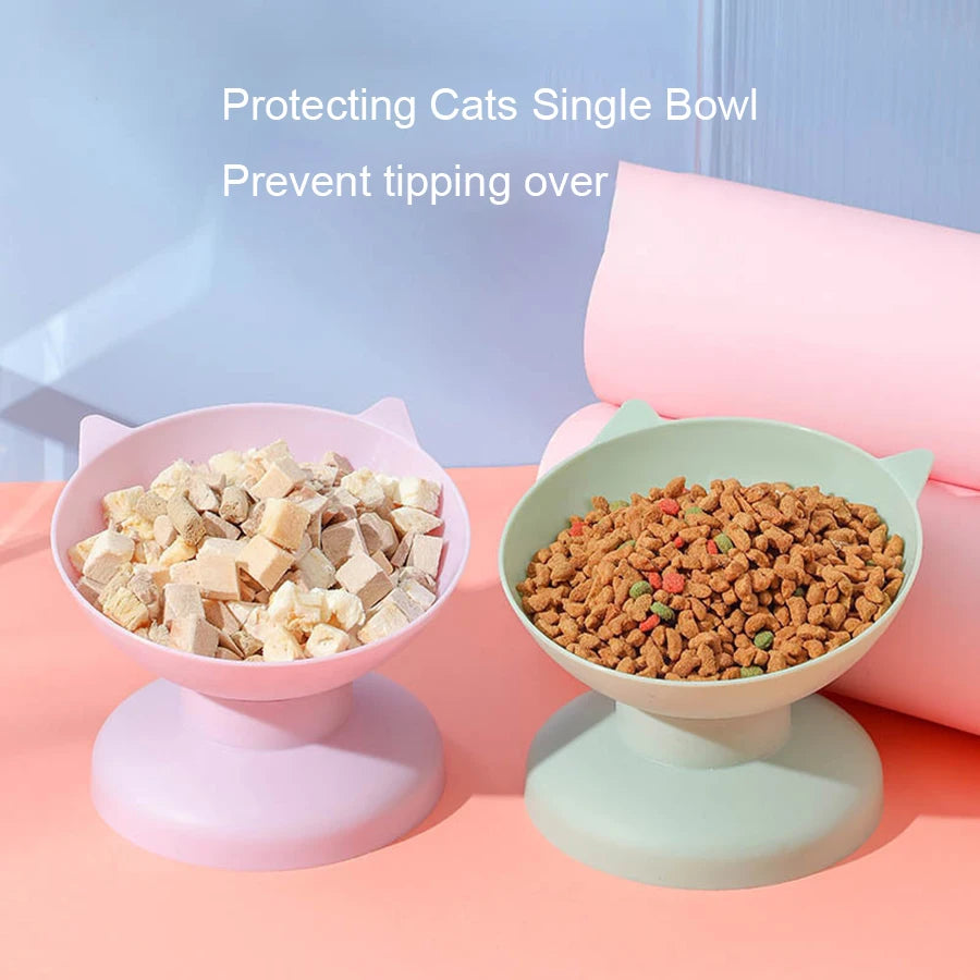 High-Footed Slanted Pet Bowl β Feeding & Drinking Bowl