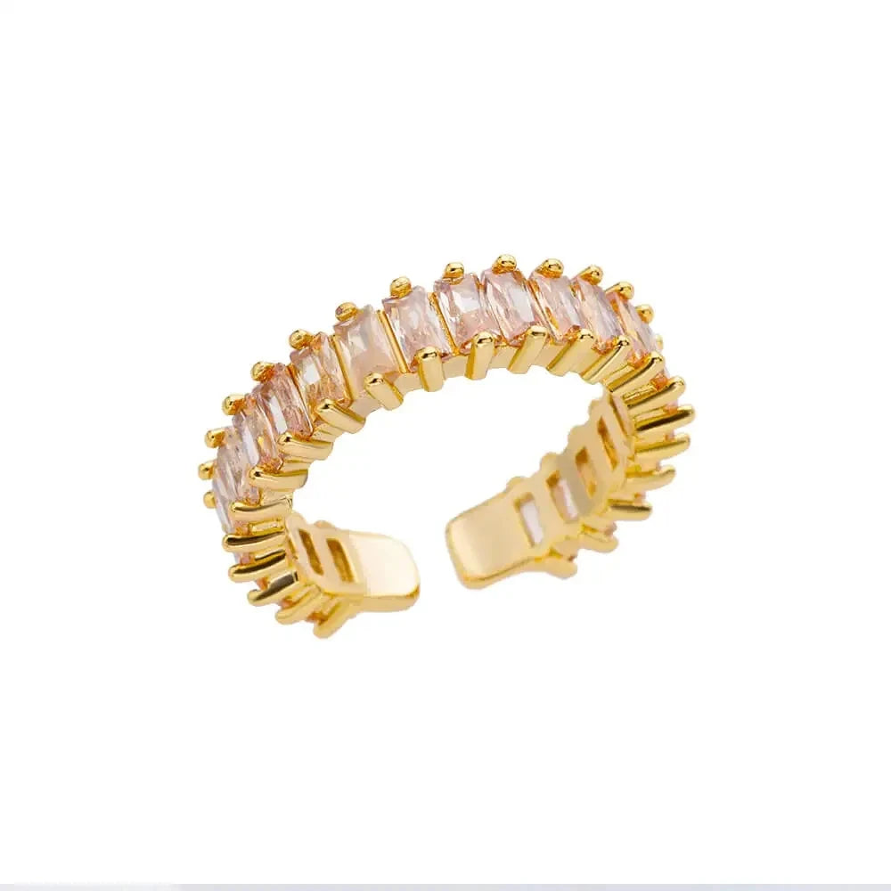 Luxury 316L Stainless Steel Gold Color Ring