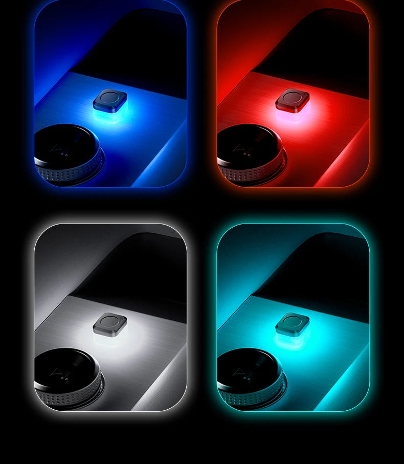 Car USB LED Light Mood Lamp