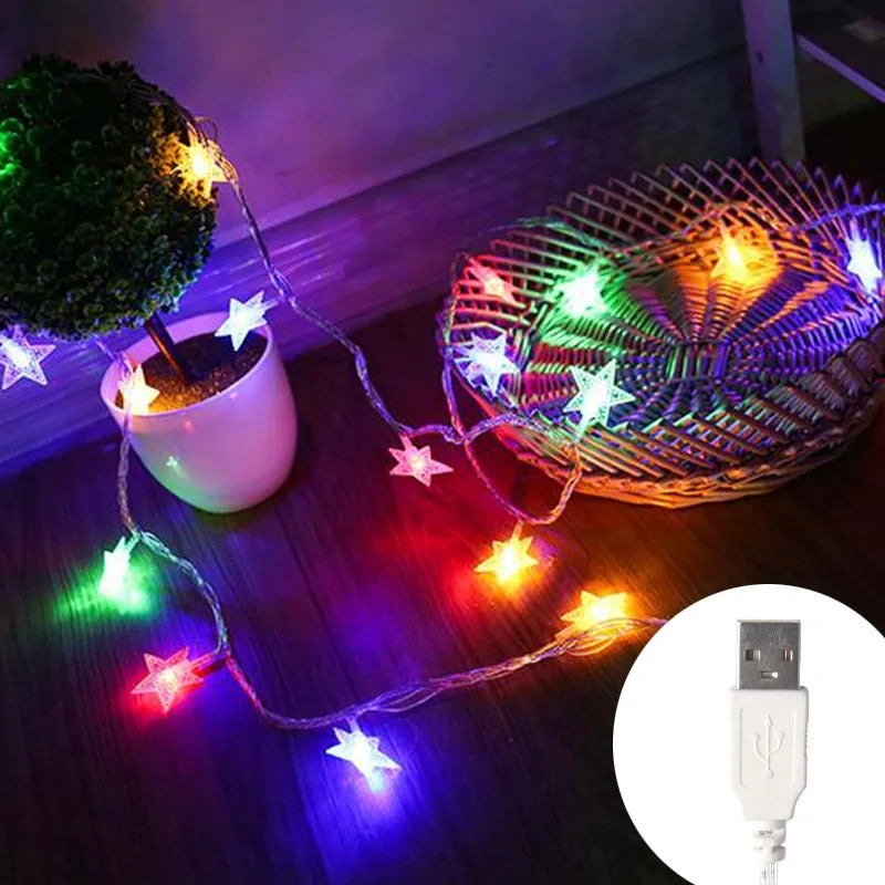 LED Star Fairy Lights