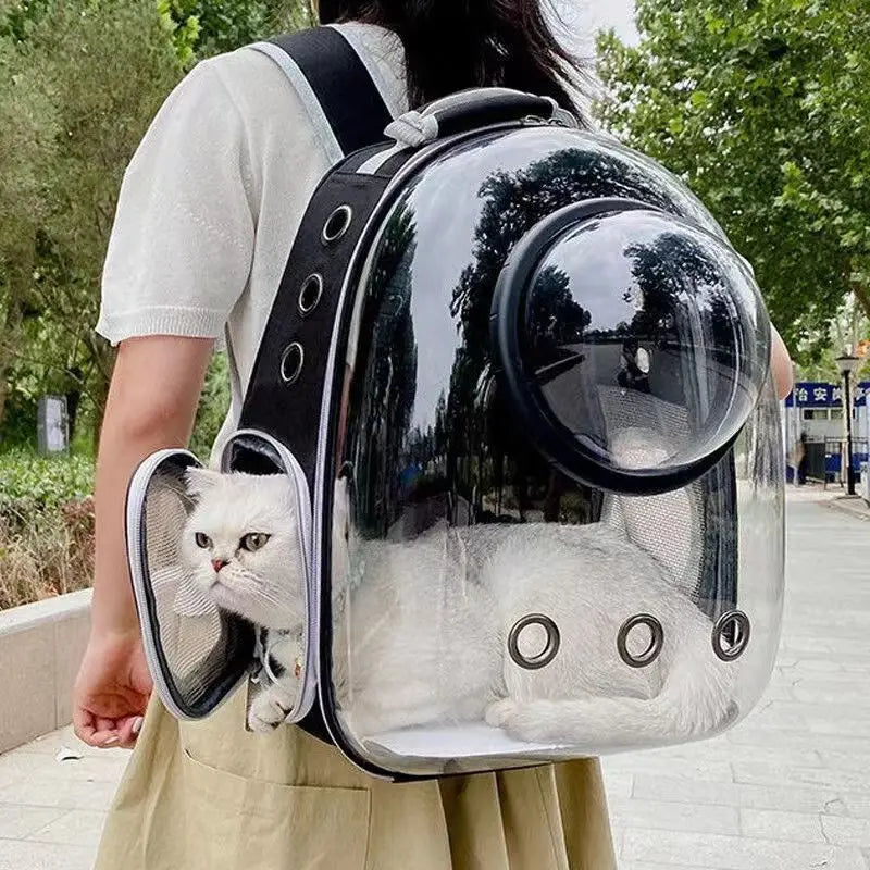 Cat Carrying Backpacks Breathable - Portable Transparent