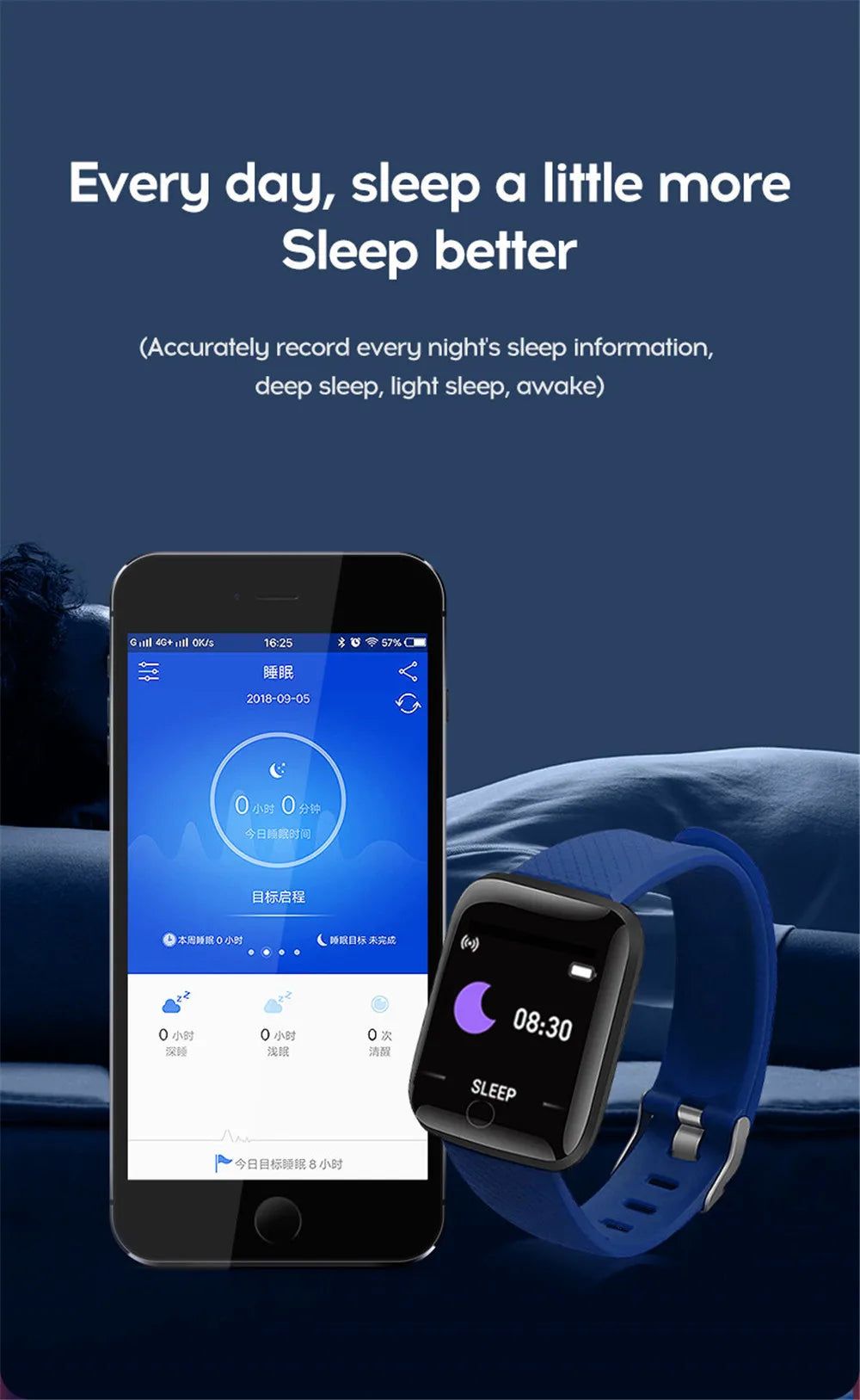 Multifunction Smart Watch D13 116Plus for Men Women Kids