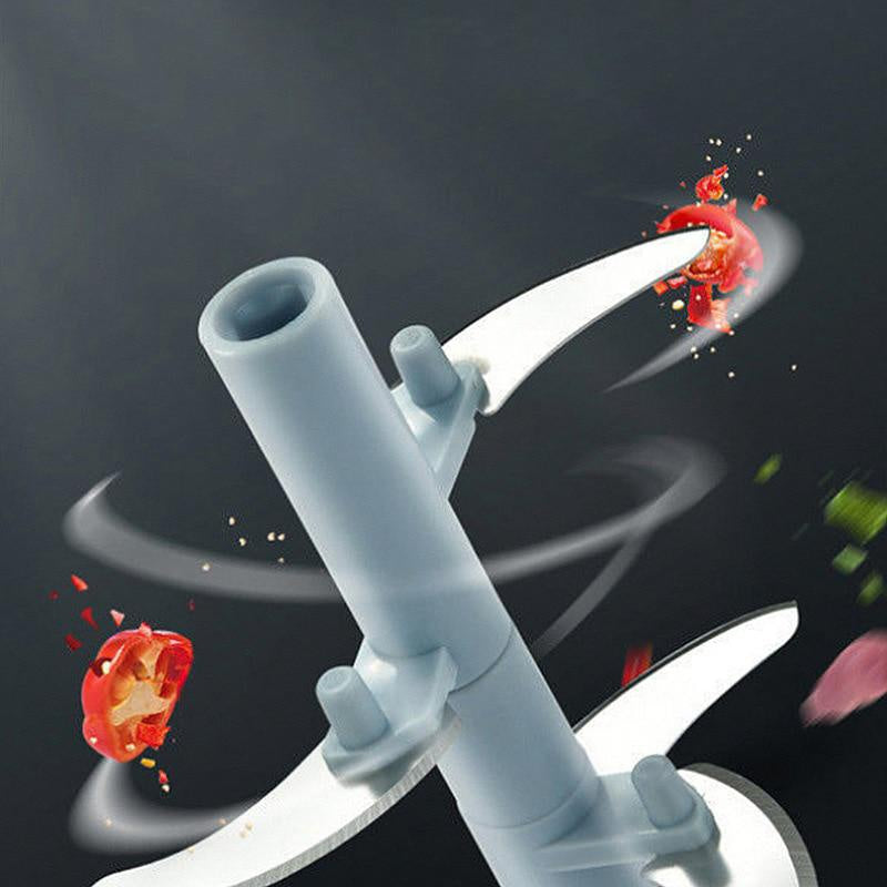 Manual Meat & Garlic Chopper – 500/900ML Hand Press Vegetable Cutter