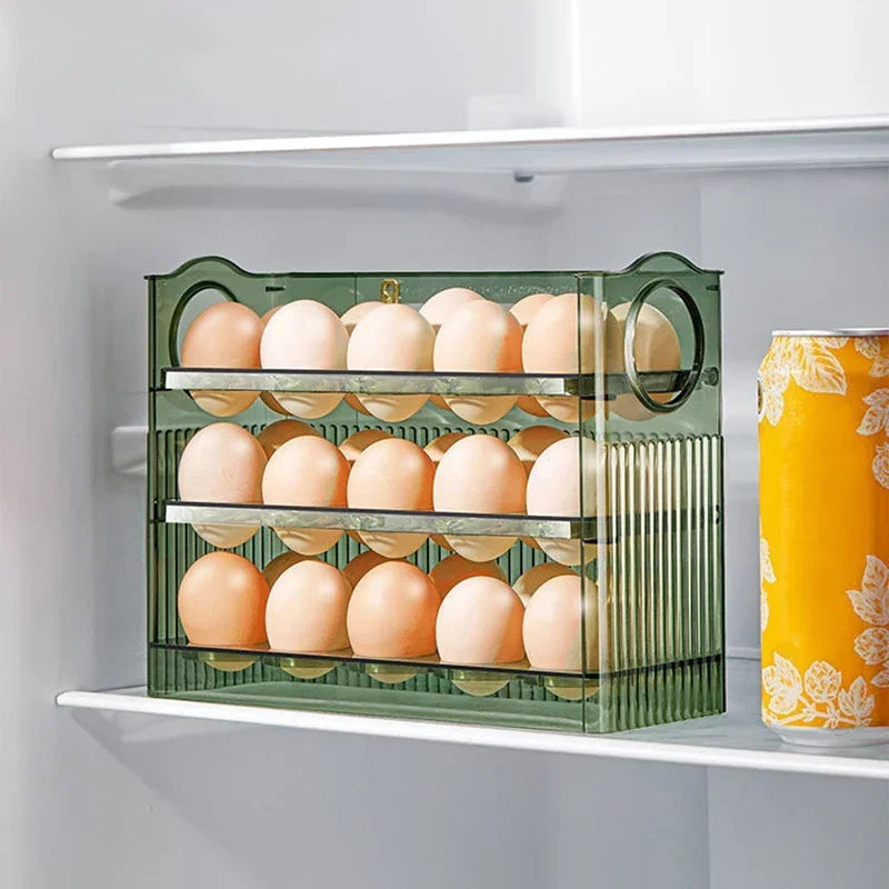 Egg Storage Box β Refrigerator Organizer Tray