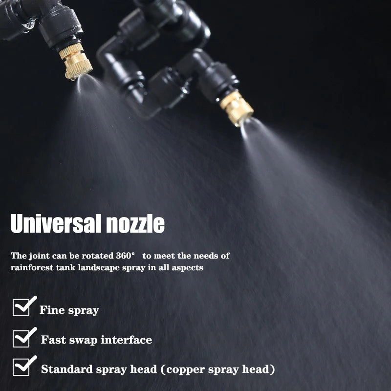 WiFi-Controlled Rainforest Sprayer – Automatic Mist System