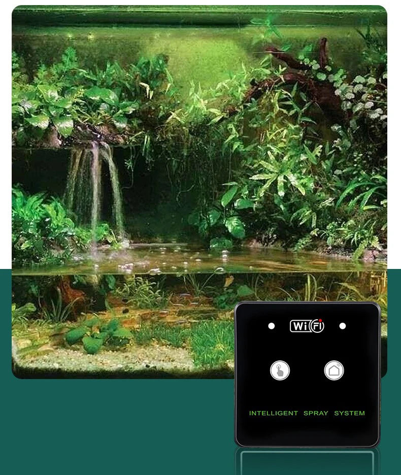 WiFi-Controlled Rainforest Sprayer – Automatic Mist System