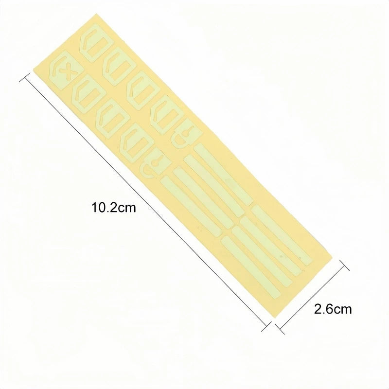 18Pcs/set Car Function Button Fluorescent Stickers