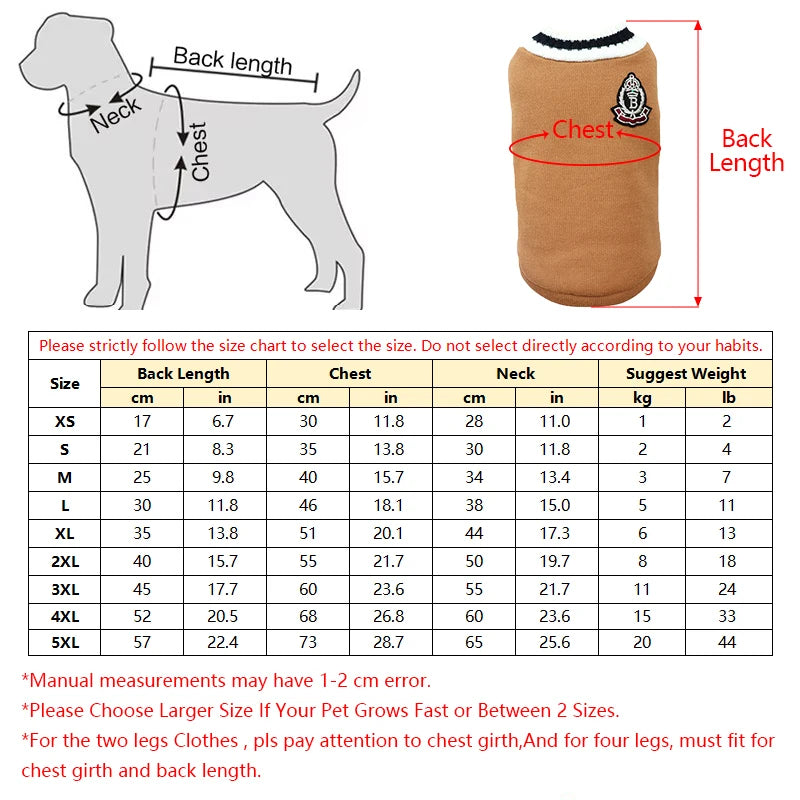 Autumn Winter Pet Sweater