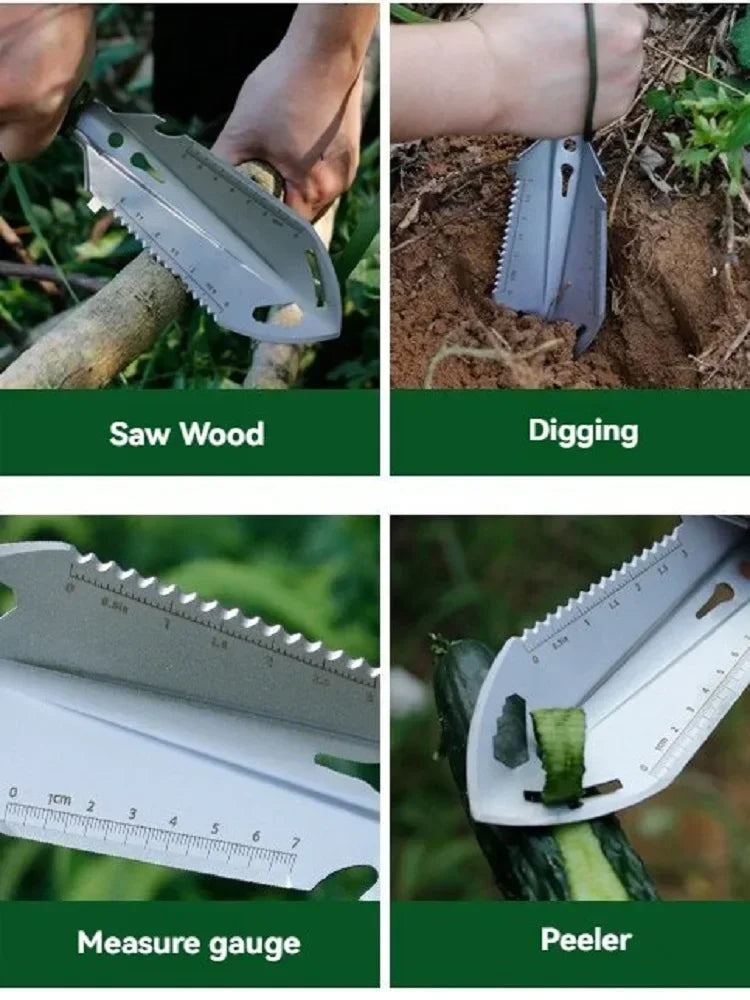 Portable Camping Shovel – Multifunctional Survival & Garden Tool