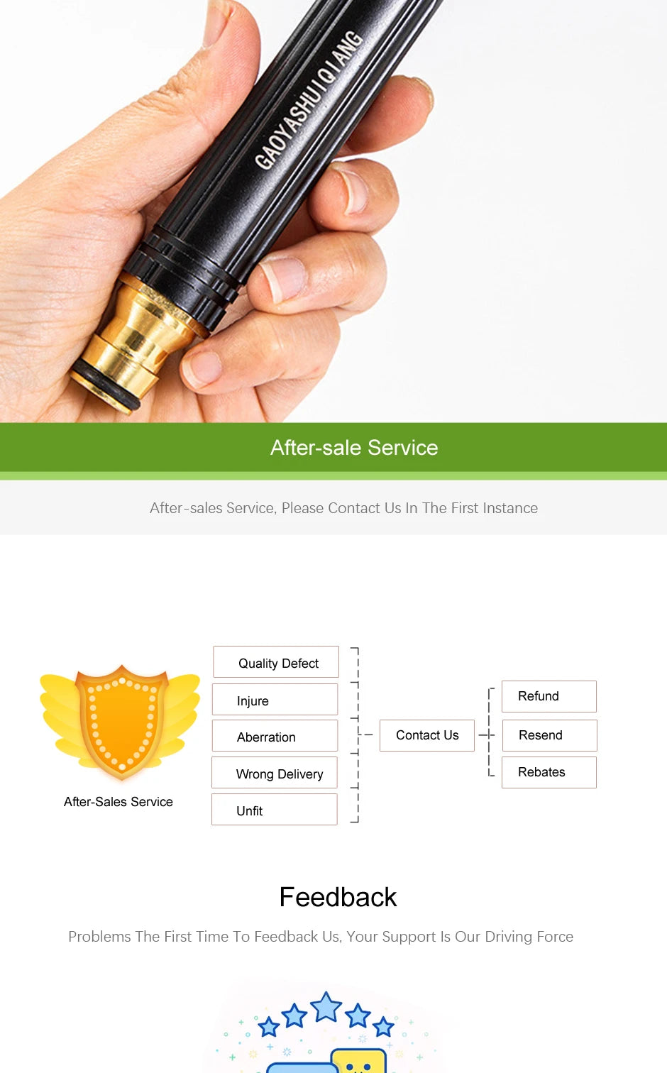 High-Pressure Garden Water Spray Gun
