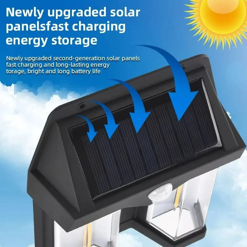 Powerful Outdoor Solar Lamp – Waterproof LED Streetlight for Garden