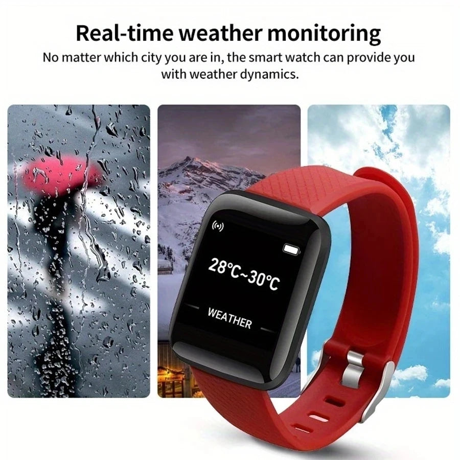 Multifunction Smart Watch D13 116Plus for Men Women Kids