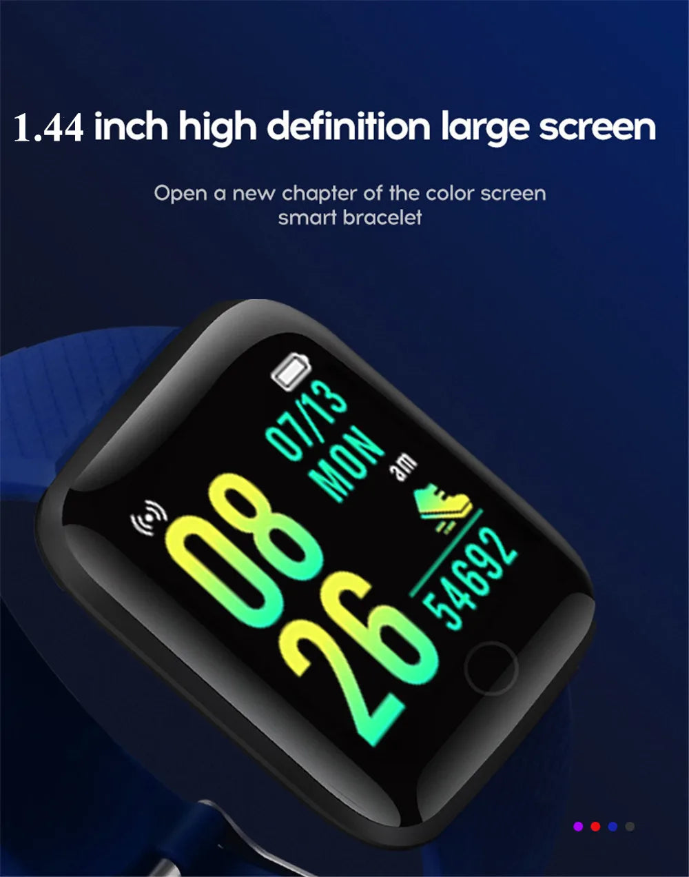 Multifunction Smart Watch D13 116Plus for Men Women Kids