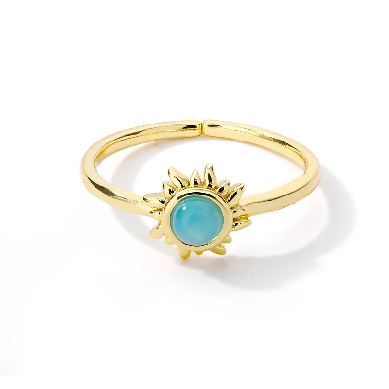 Luxury 316L Stainless Steel Gold Color Ring