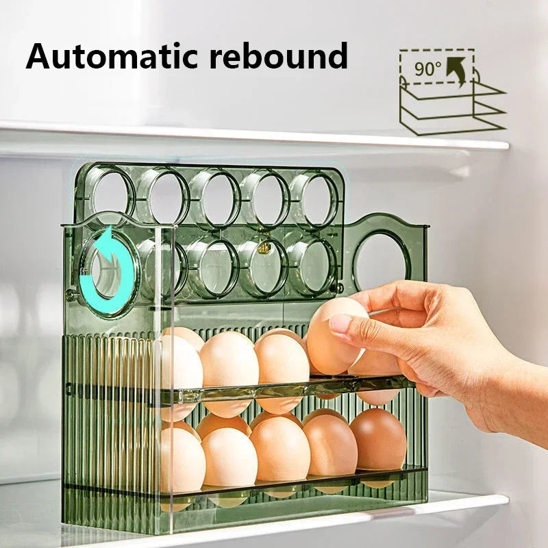 Egg Storage Box β Refrigerator Organizer Tray