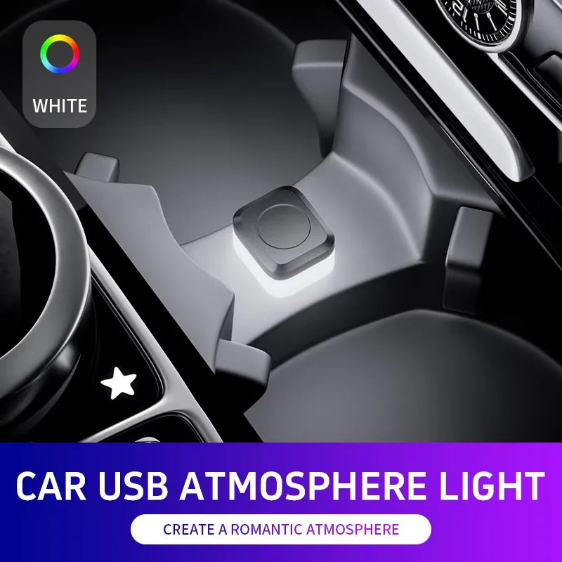 Car USB LED Light Mood Lamp