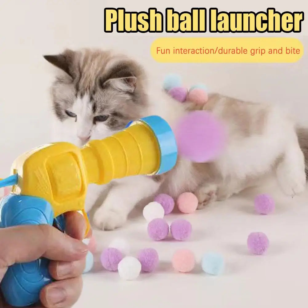 Interactive Electric Rolling Cat Toy Gun