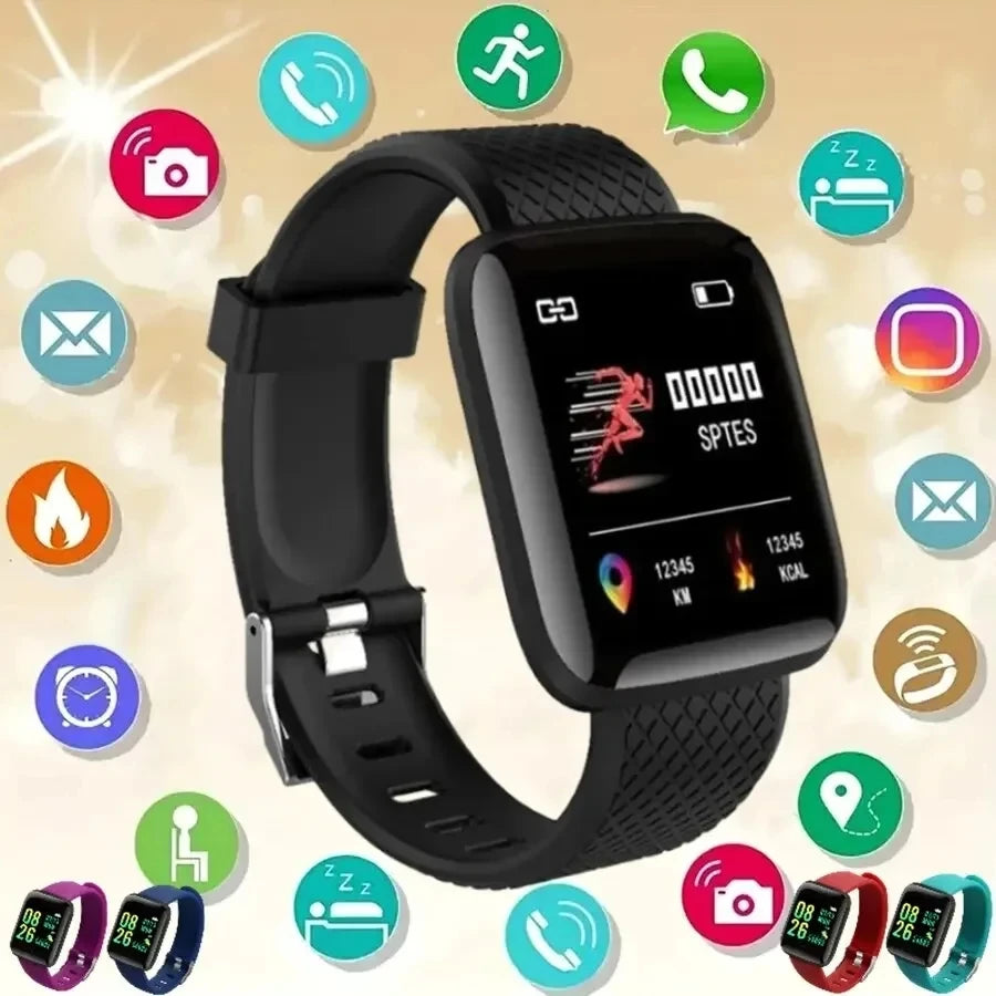 Multifunction Smart Watch D13 116Plus for Men Women Kids