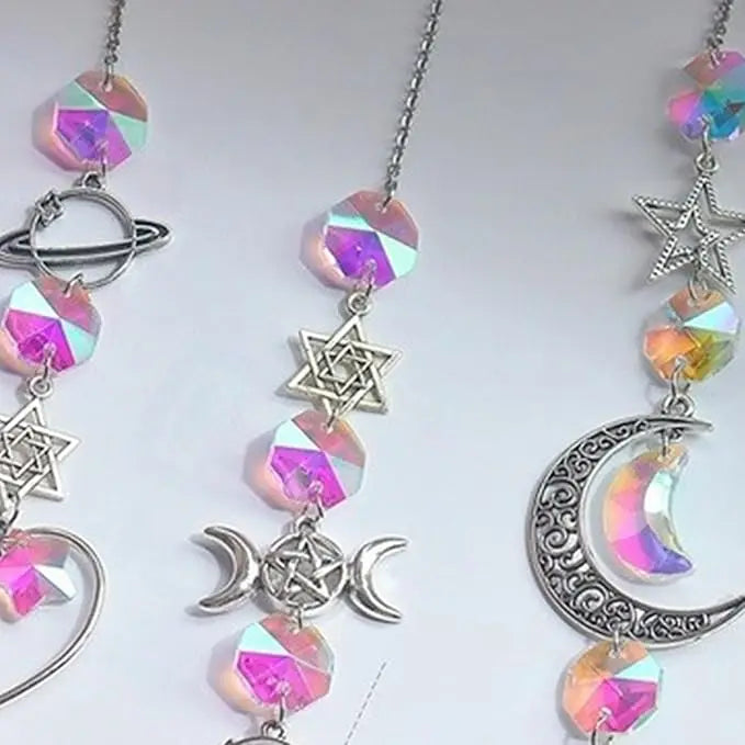 Crystal Wind Chime Sun Catcher – Rainbow Maker Pendant