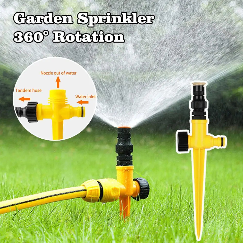 360° Rotating Garden Sprinkler – Automatic Lawn & Plant Irrigation System