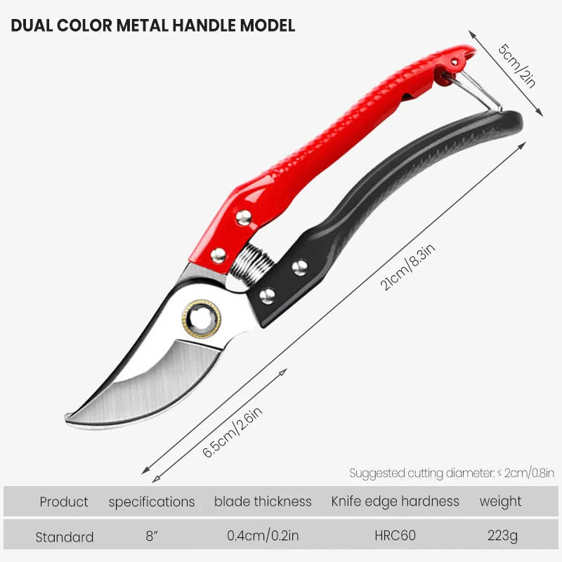 Heavy Duty Pruning Shears – Ultra Sharp Garden Scissors