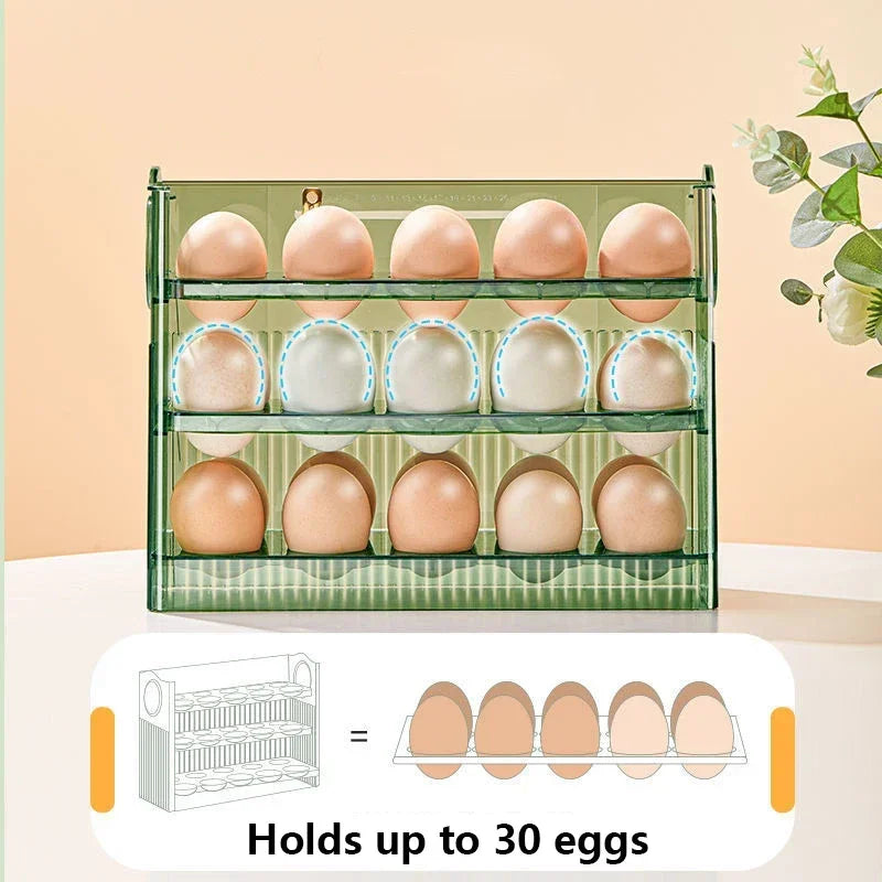 Egg Storage Box β Refrigerator Organizer Tray