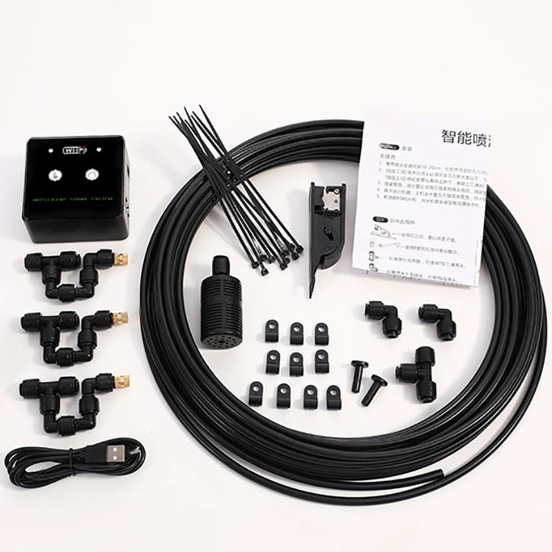 WiFi-Controlled Rainforest Sprayer – Automatic Mist System